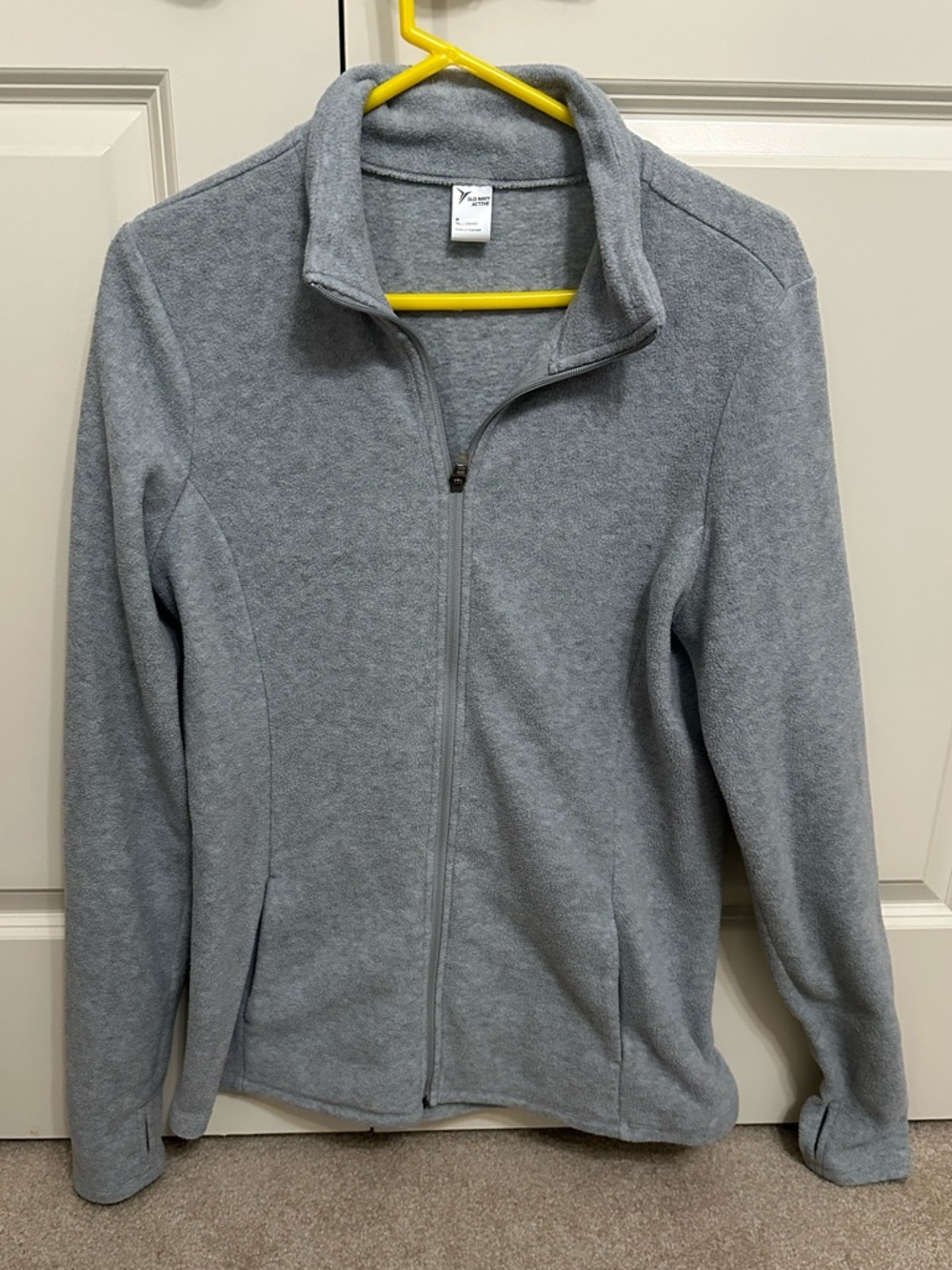 Old Navy Active Full-Zip Jacket - Light Gray
